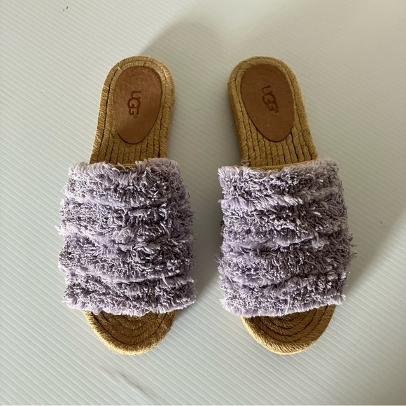 UGG Purple Edith Slide Sandals size 7 - Picture 4 of 8